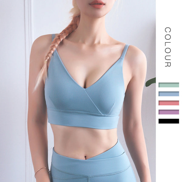 Breathable sports bra women