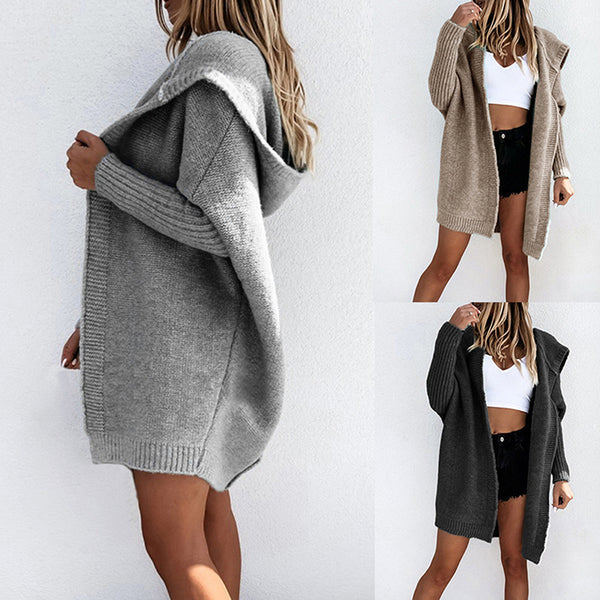 Loose knit cardigan