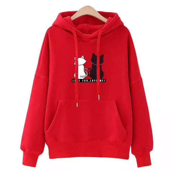 Cute Cats fleece hoodie