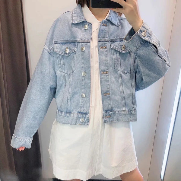 Ladies Short Denim Jacket