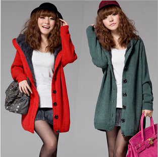 Loose cardigan sweater coat