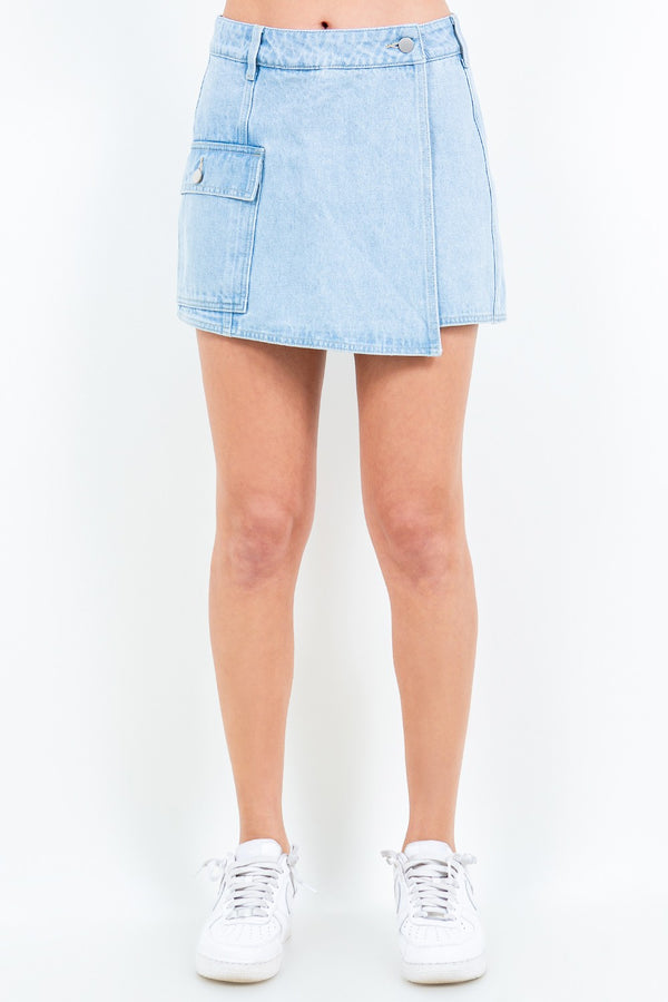 American Bazi Cargo Pocket Mini Skirt