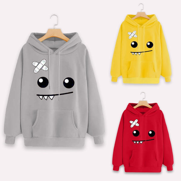 Emoji printed hoodie