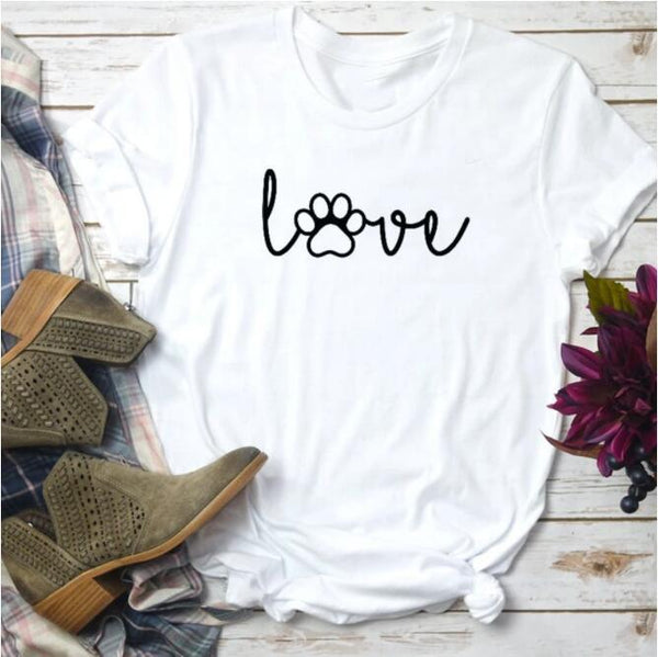 Love Paw Graphic T-Shirt