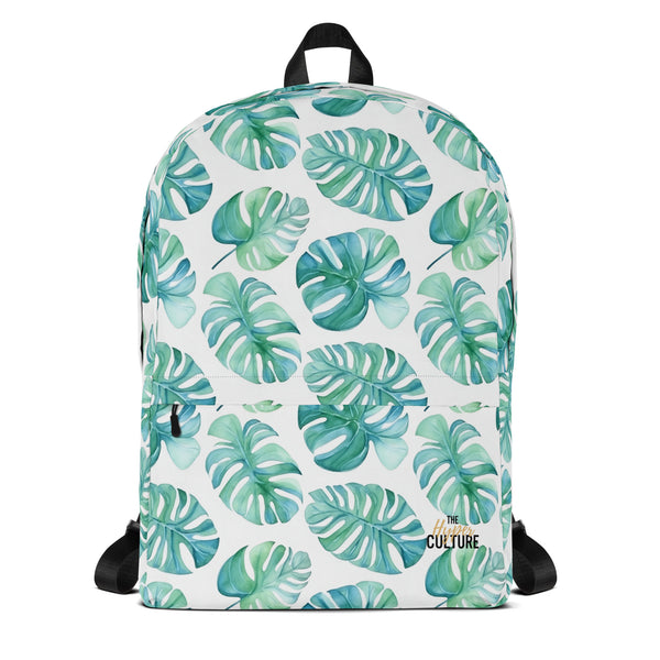 [Floral Bloom] Palm Oasis Backpack