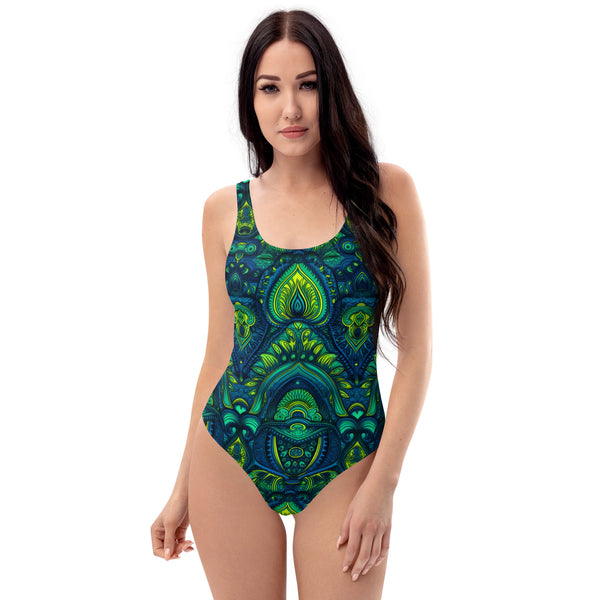 [Luxe Chic] Aqua Nouveau One-Piece Swimsuit