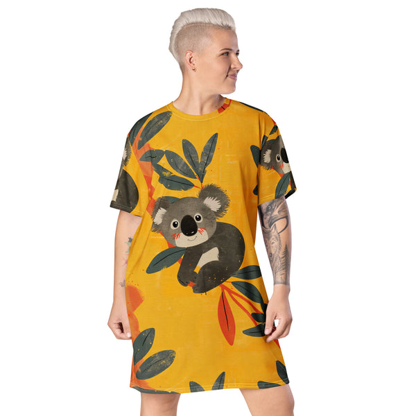 [Wild Side] Cozy Koala T-shirt Dress