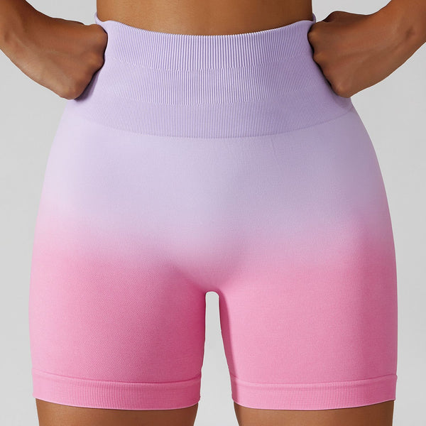 Gradual Seamless Breathable Tight Exercise Yoga Shorts