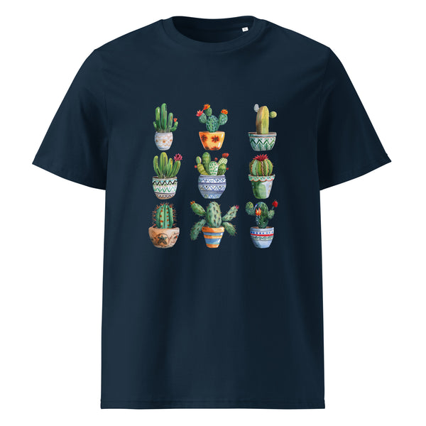 [Floral Bloom] Pueblo Prickles Unisex Organic Cotton Graphic T-shirt