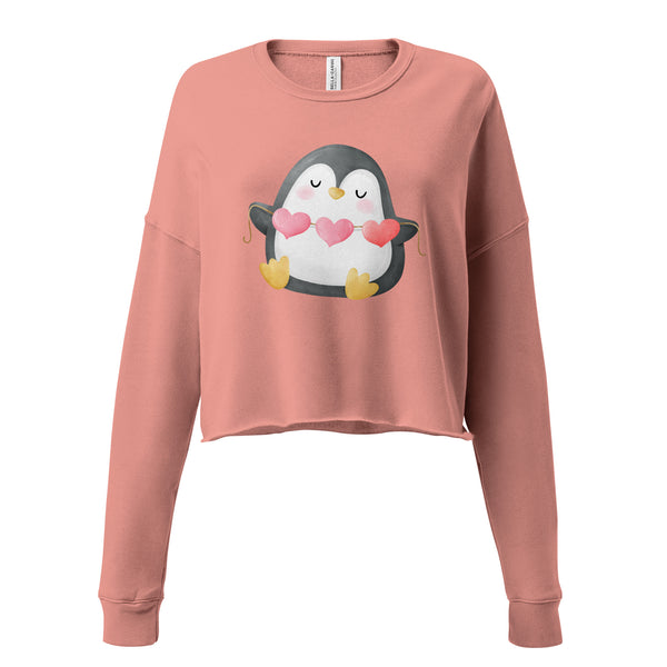 [Wild Side] Cuddle Crew Crop Sweatshirt