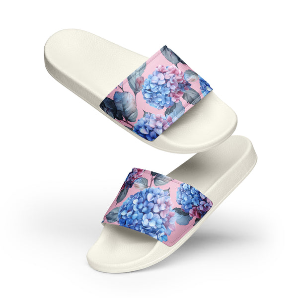 [Floral Bloom] Blushing Hydrangea Women's Slides