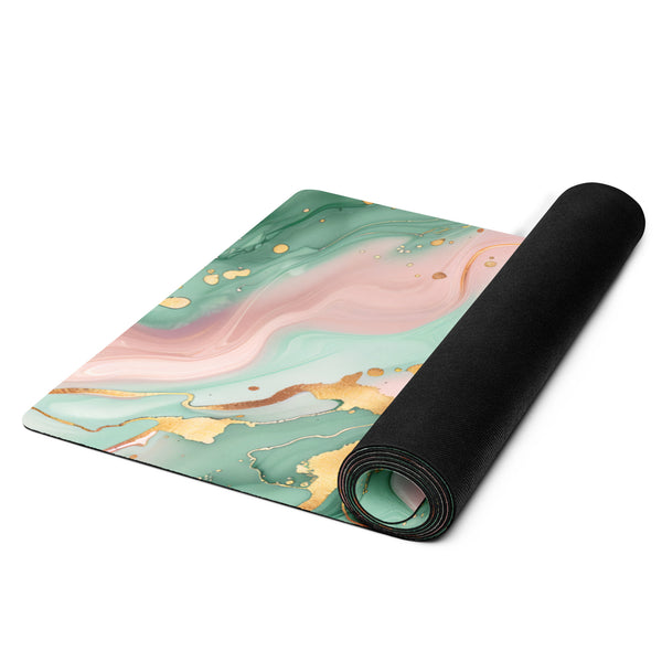 [Luxe Chic] Mint Blush Yoga Mat